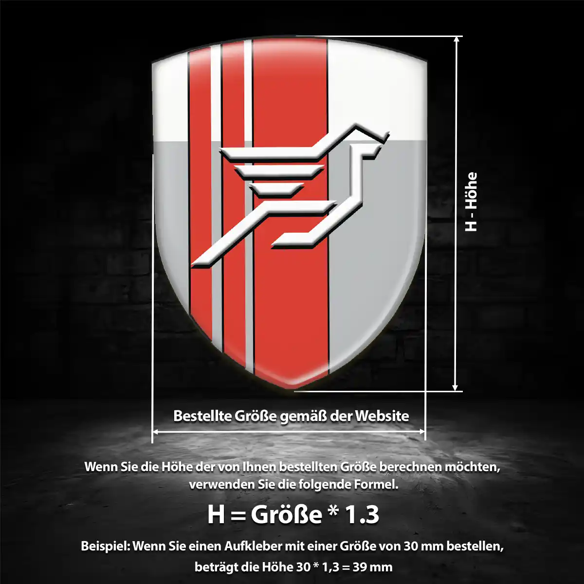 Hamann Wappen Aufkleber Emblem Erstklassige Qualität