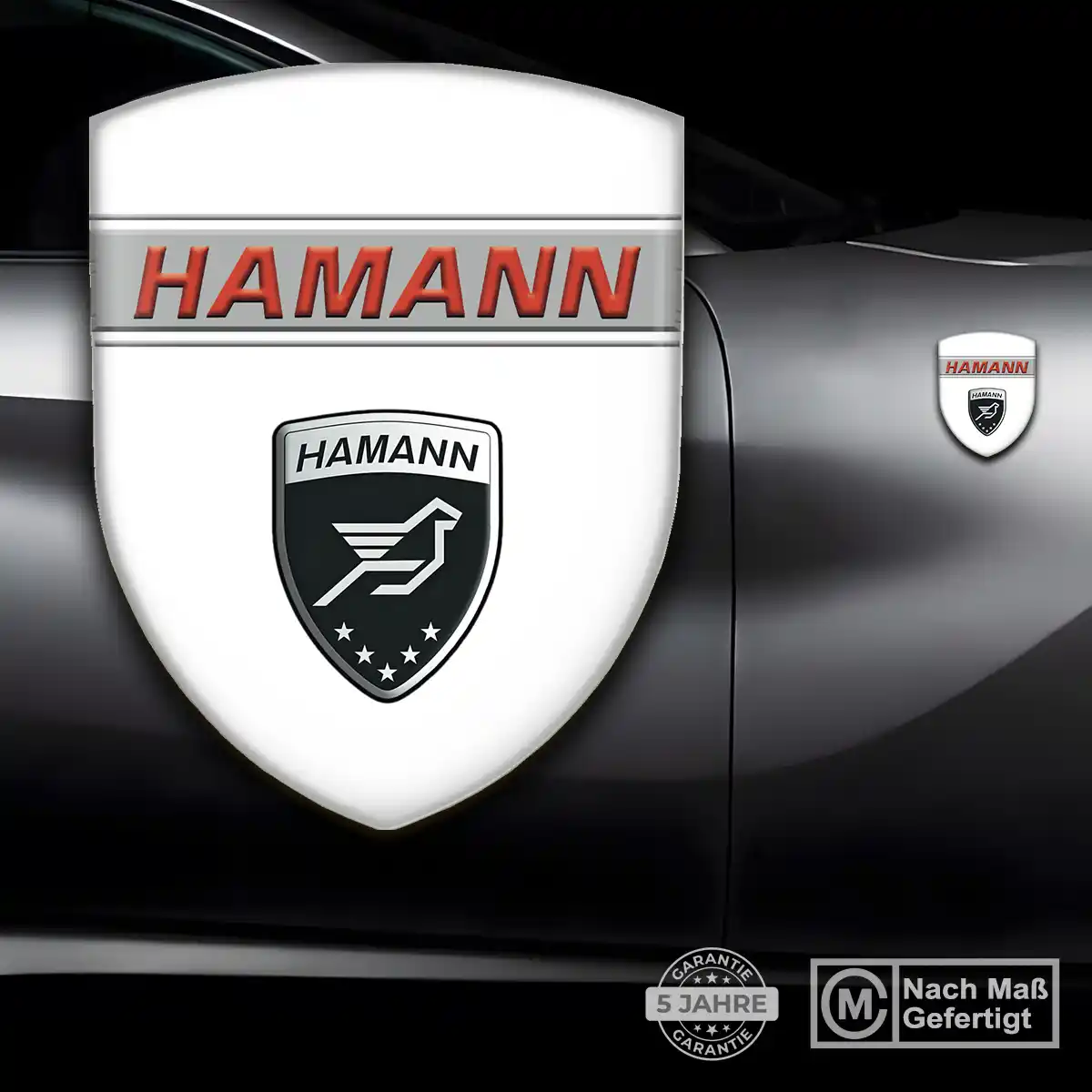 Hamann Wappen Aufkleber Emblem Höchste Qualität