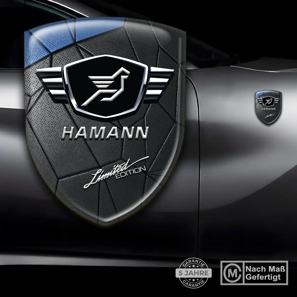 Hamann Wappen Aufkleber Emblem Hochwertiges Harz