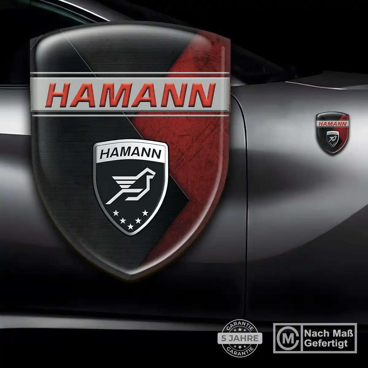 Hamann Wappen Aufkleber Emblem Luxus-Edition