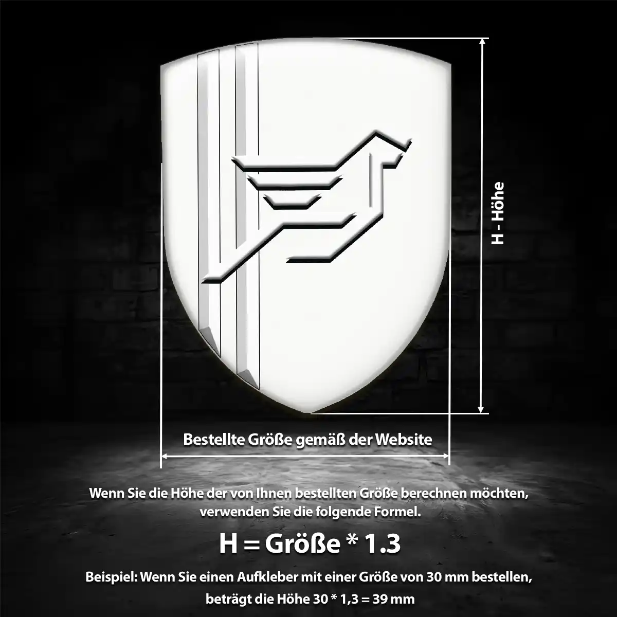 Hamann Wappen Aufkleber Emblem Markenedition