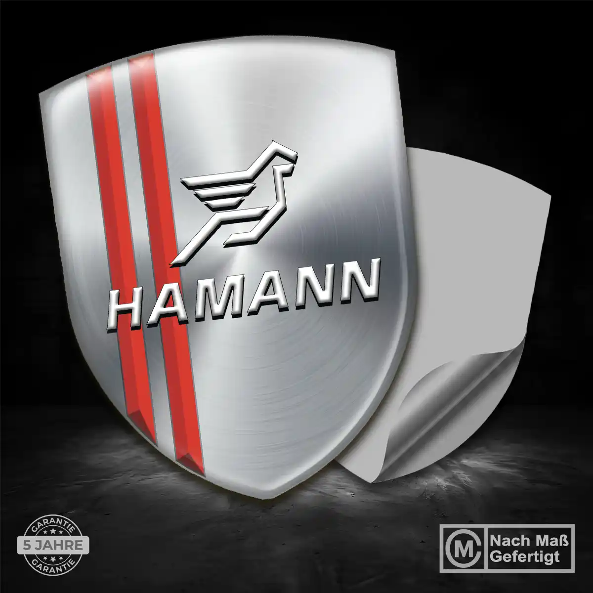 Hamann Wappen Aufkleber Emblem Modernes Design