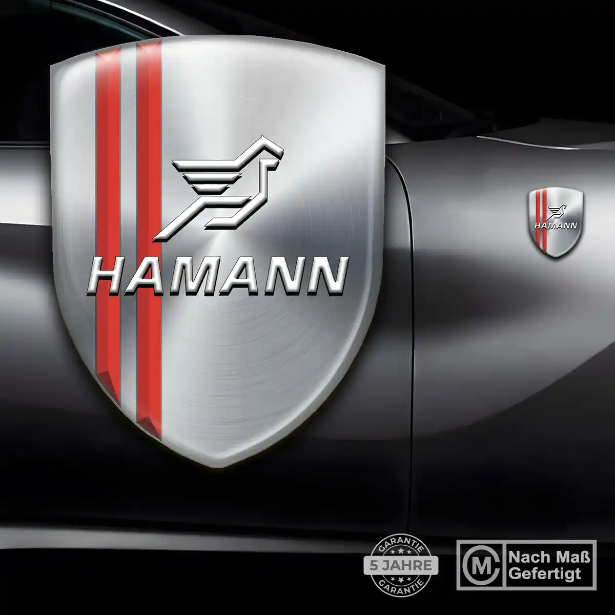 Hamann Wappen Aufkleber Emblem Modernes Design