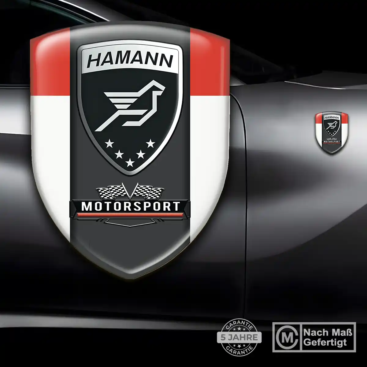 Hamann Wappen Aufkleber Emblem Premium-Edition