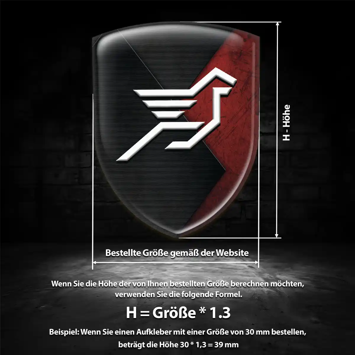 Hamann Wappen Aufkleber Emblem Premiumqualität