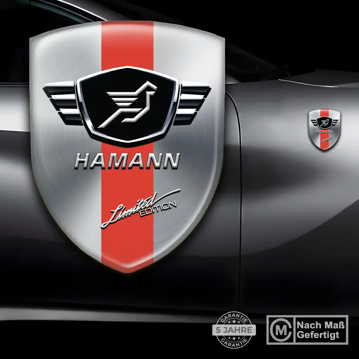 Hamann Wappen Aufkleber Emblem Stilvolles Design