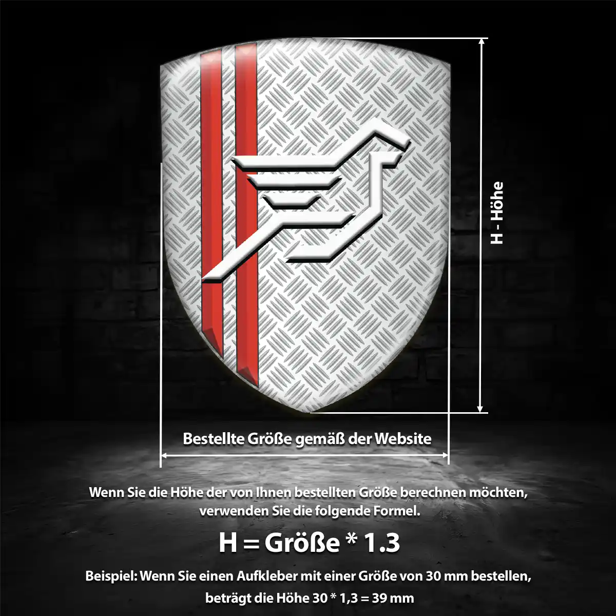 Hamann Wappen Aufkleber Emblem Tuningfahrzeug