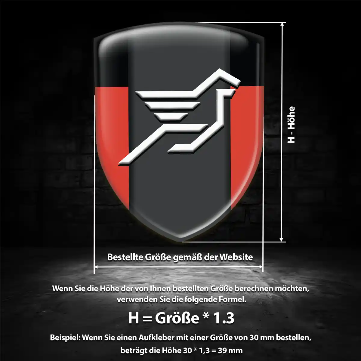 Hamann Wappen Aufkleber Erstklassige Qualität