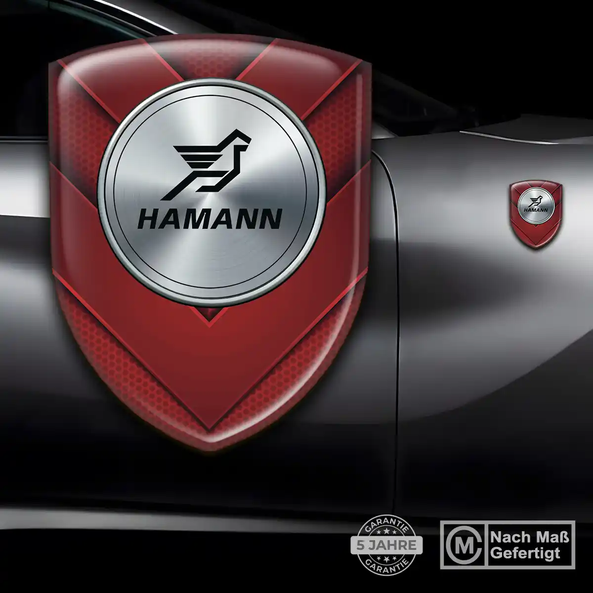 Hamann Wappen Aufkleber Exterieurdesign