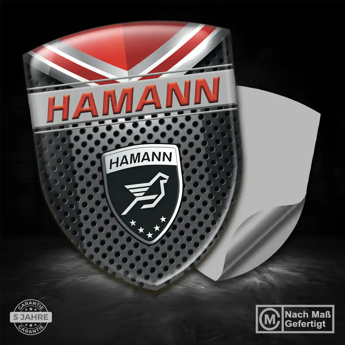 Hamann Wappen Aufkleber Höchste Qualität