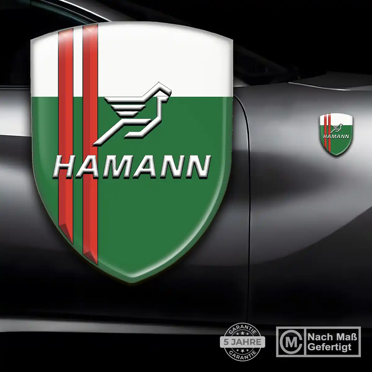 Hamann Wappen Aufkleber Hochwertiges Harz