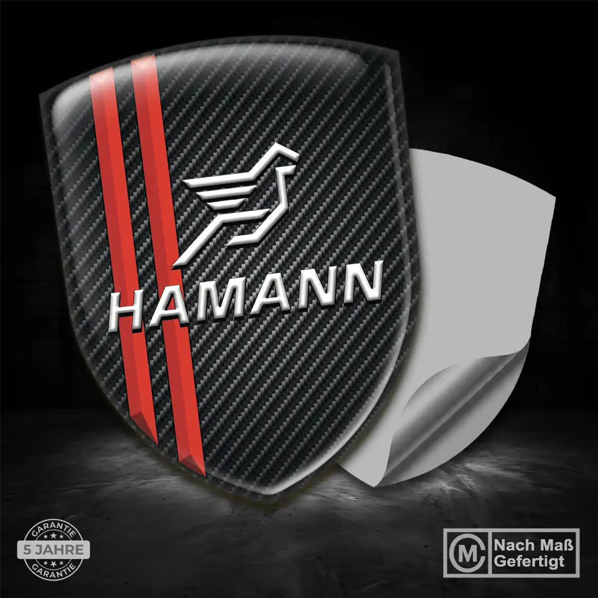 Hamann Wappen Aufkleber Hohe Qualität
