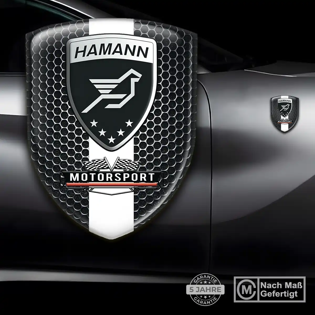 Hamann Wappen Aufkleber Interieurdesign