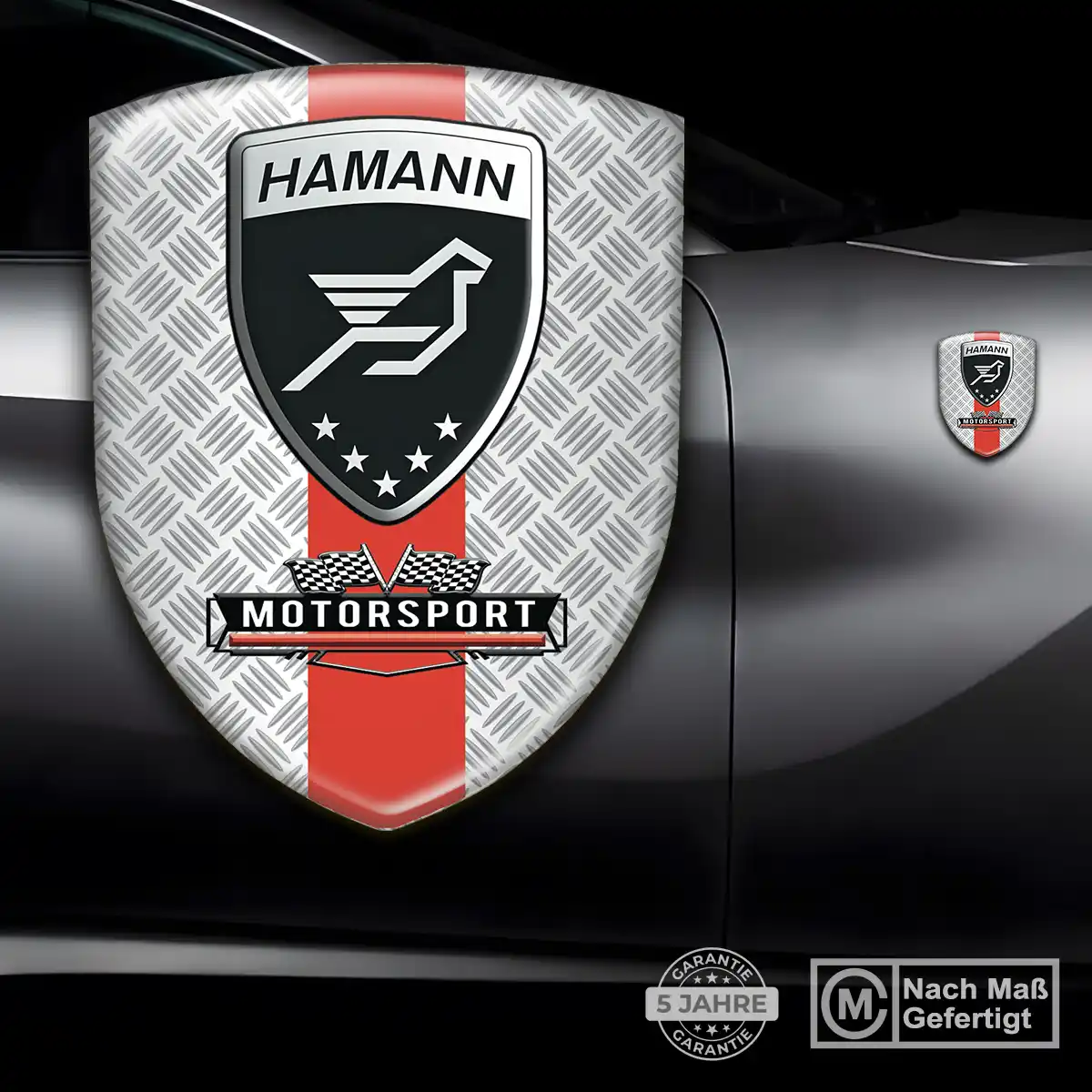 Hamann Wappen Aufkleber Premiumqualität
