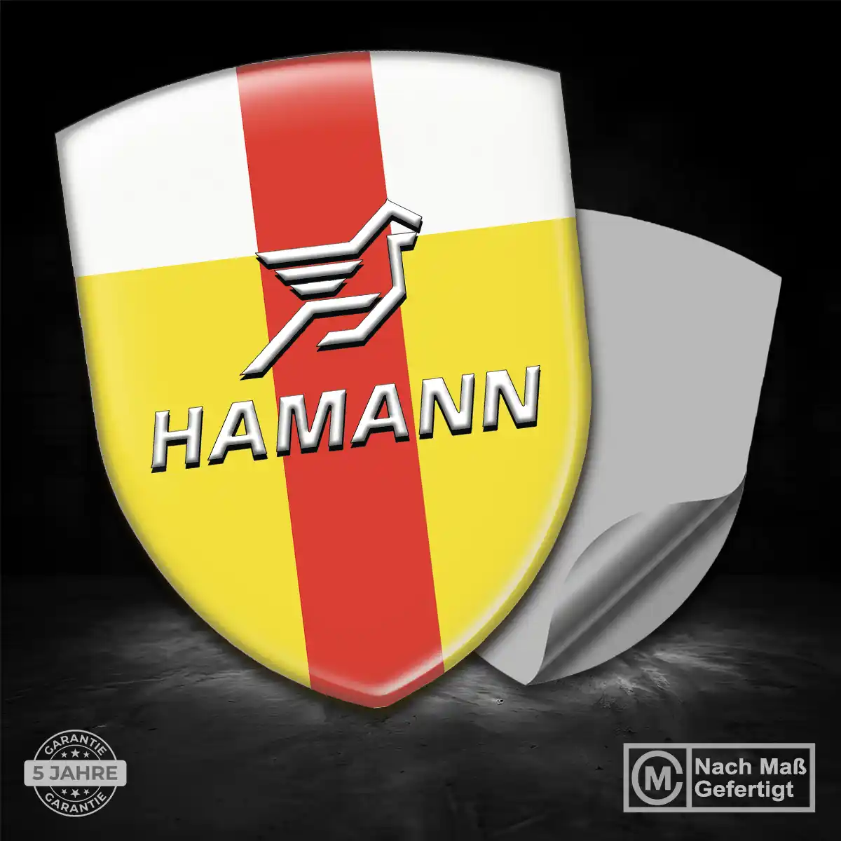 Hamann Wappen Aufkleber Tuningfahrzeug