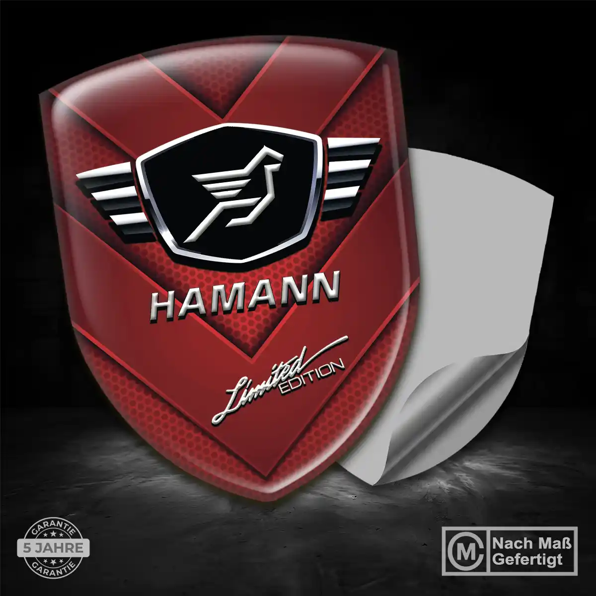 Hamann Wappen Emblem Aufkleber Ausdrucksstarkes Design