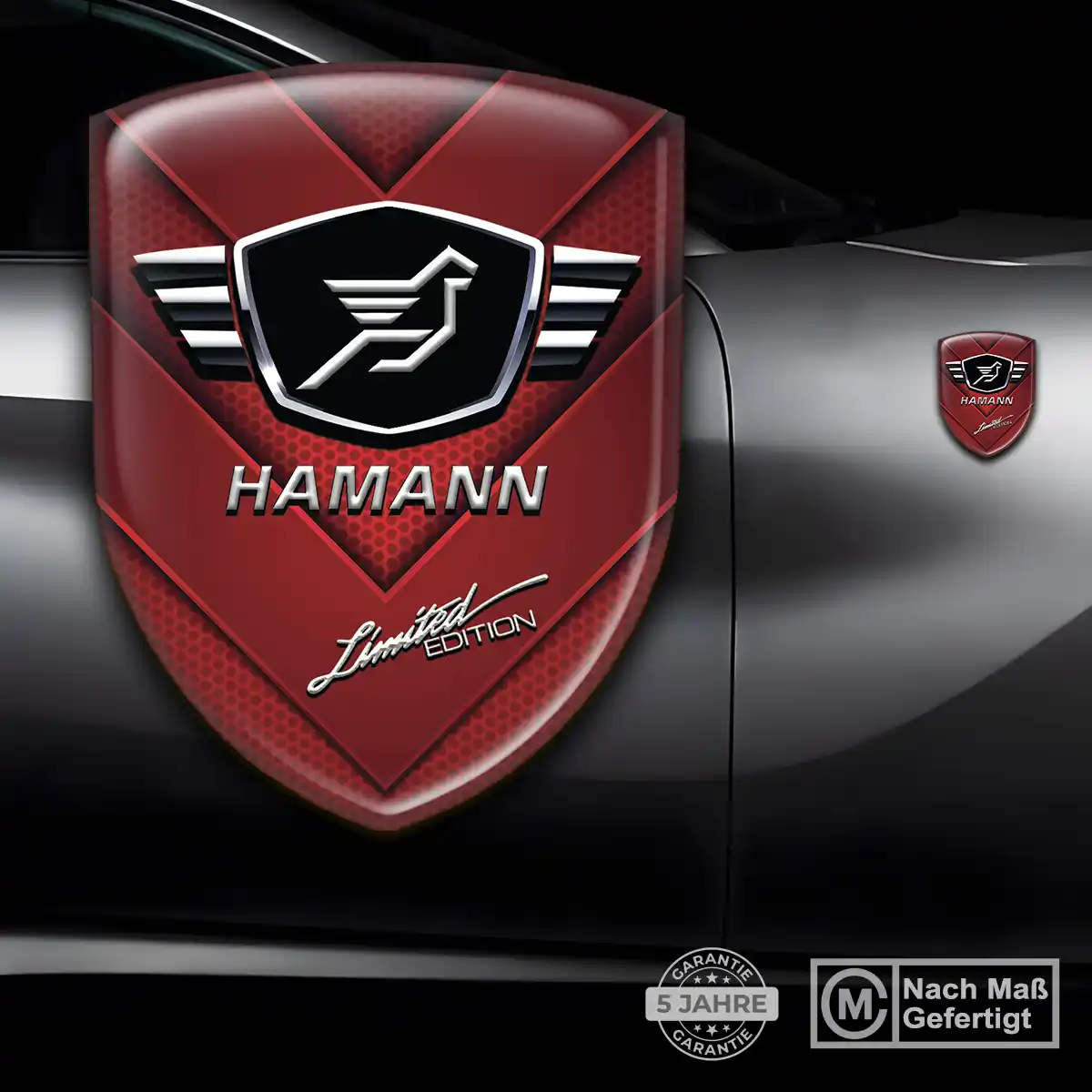 Hamann Wappen Emblem Aufkleber Ausdrucksstarkes Design