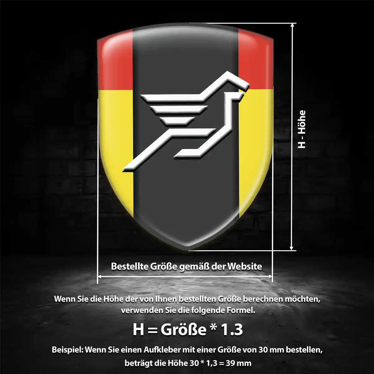 Hamann Wappen Emblem Aufkleber Auto Hohe Qualität