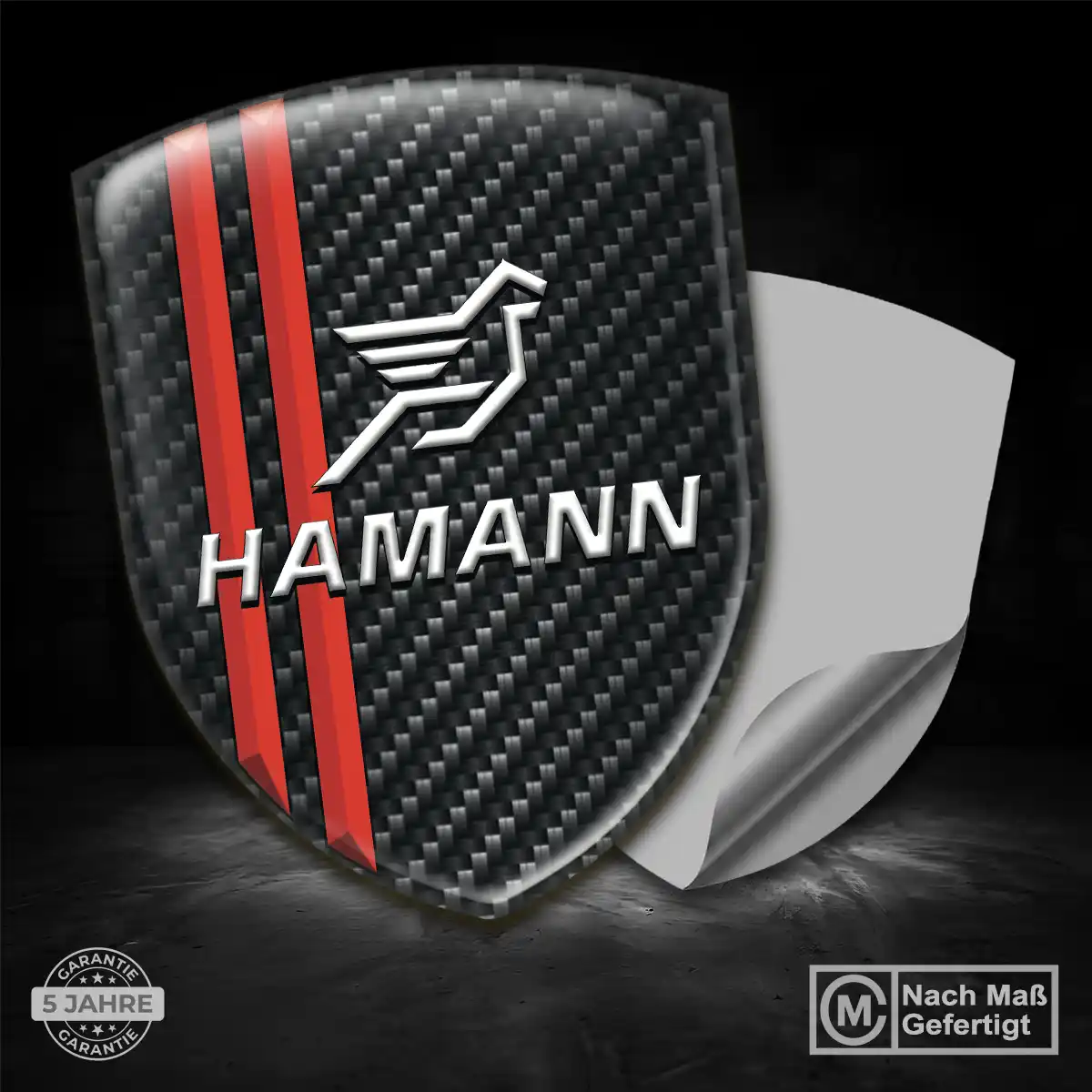 Hamann Wappen Emblem Aufkleber Auto Markenedition