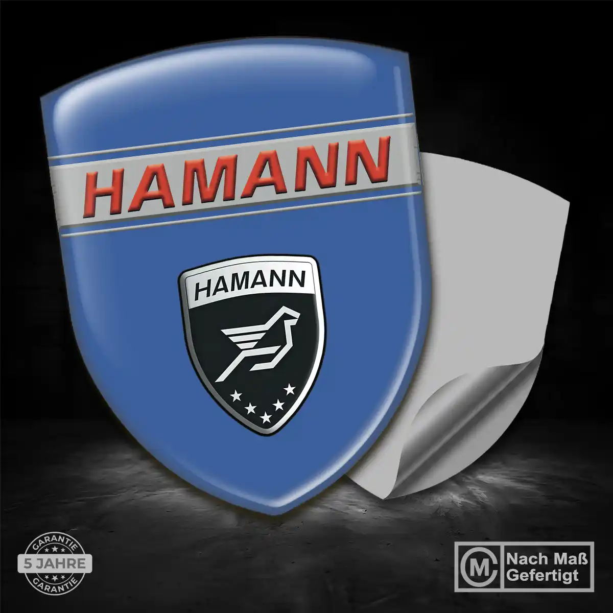 Hamann Wappen Emblem Aufkleber Auto Modernes Design