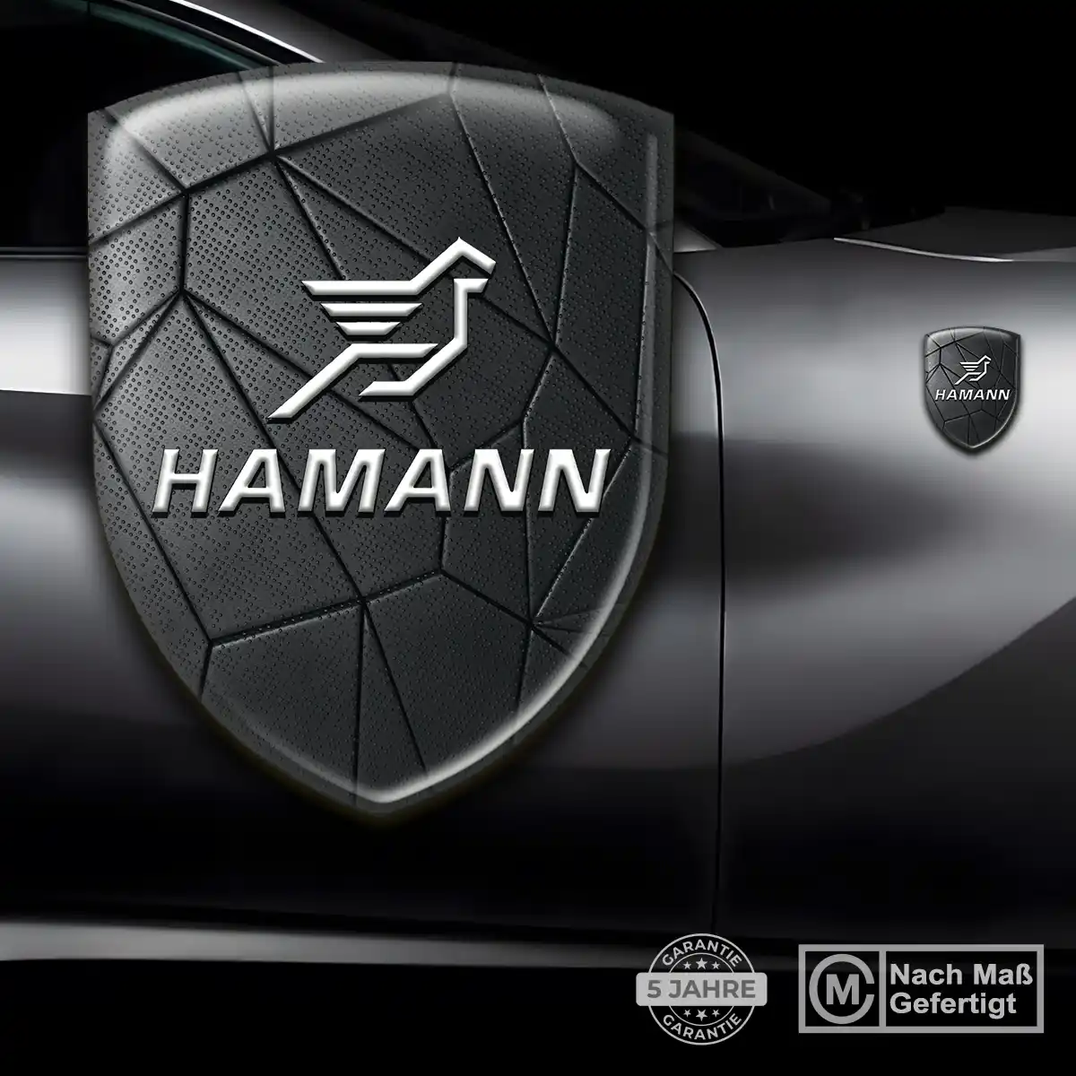 Hamann Wappen Emblem Aufkleber Auto Premium-Edition