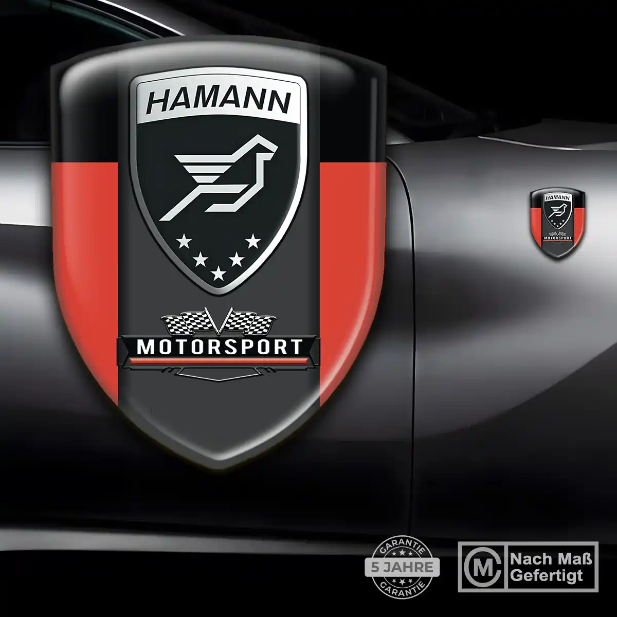 Hamann Wappen Emblem Aufkleber Auto Premiumqualität