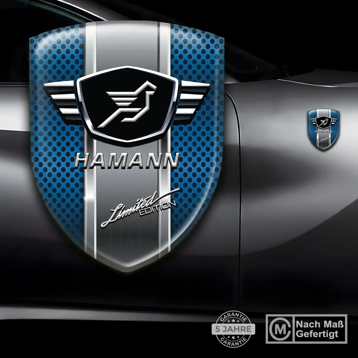 Hamann Wappen Emblem Aufkleber Auto Tuningfahrzeug