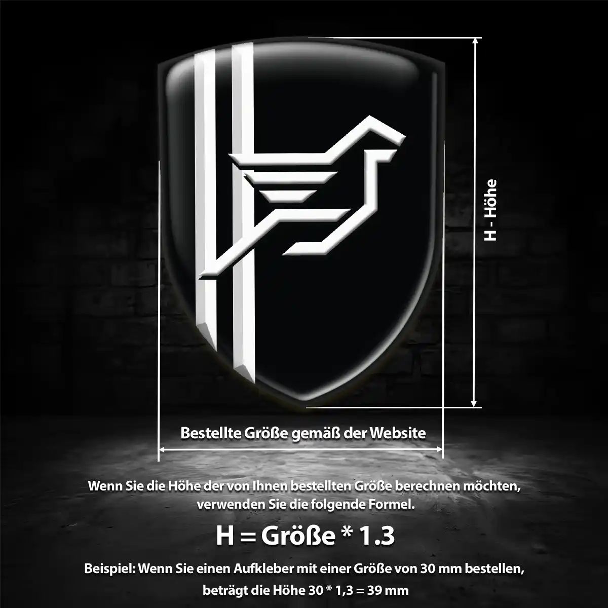 Hamann Wappen Emblem Aufkleber Exterieurdesign
