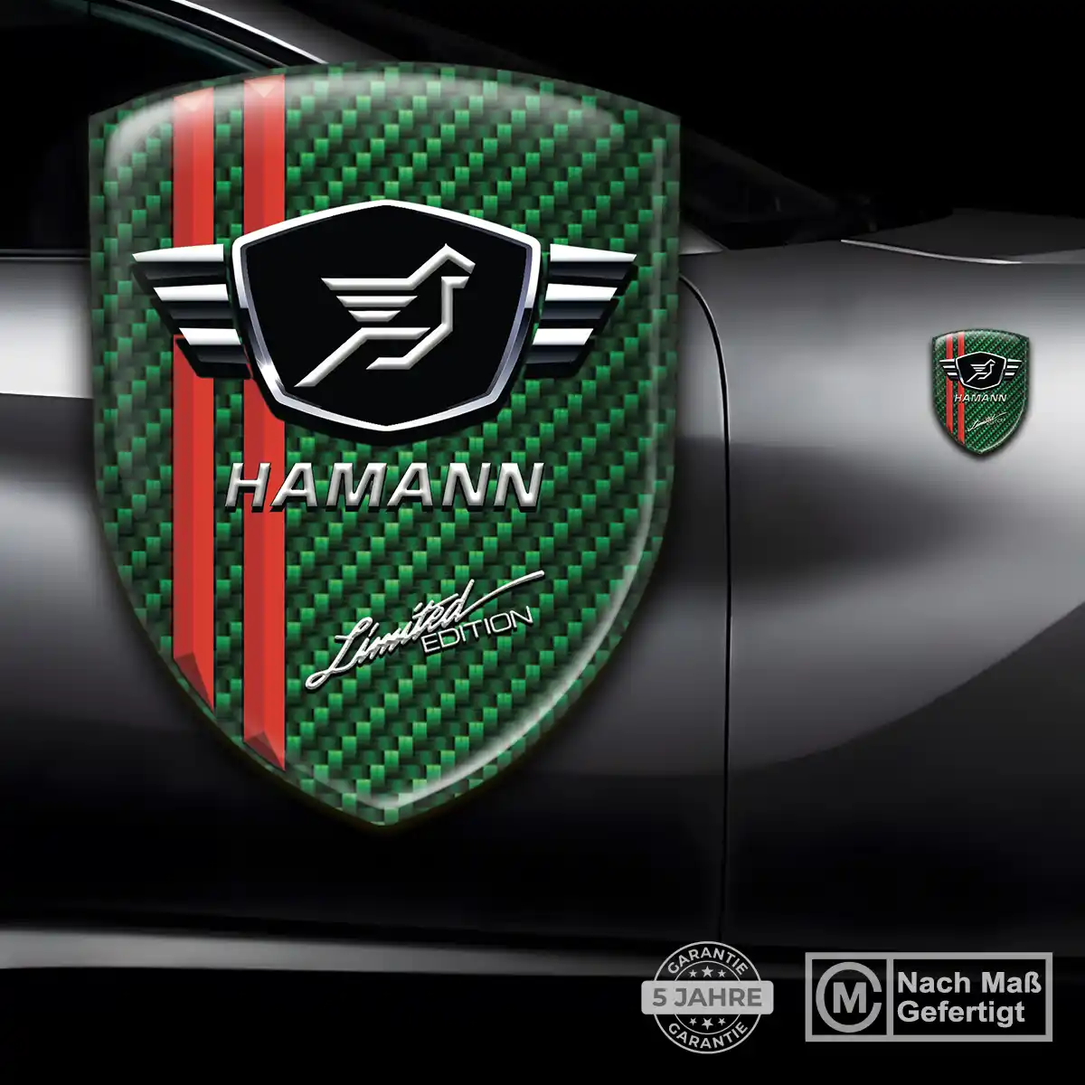 Hamann Wappen Emblem Aufkleber Höchste Qualität