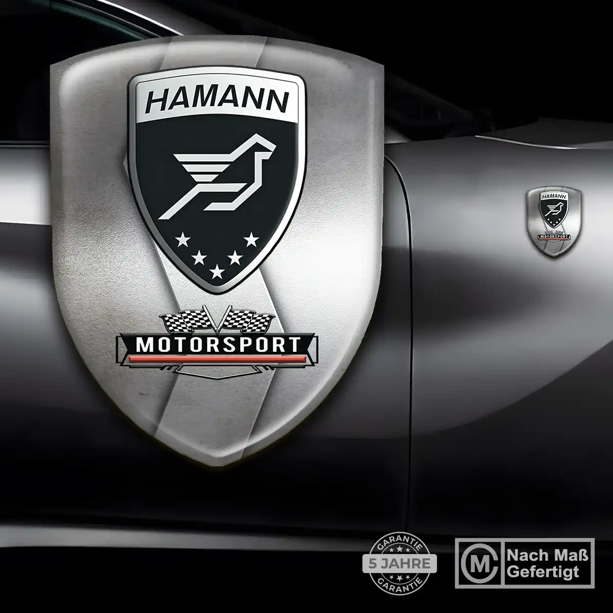 Hamann Wappen Emblem Aufkleber Hochwertiges Harz