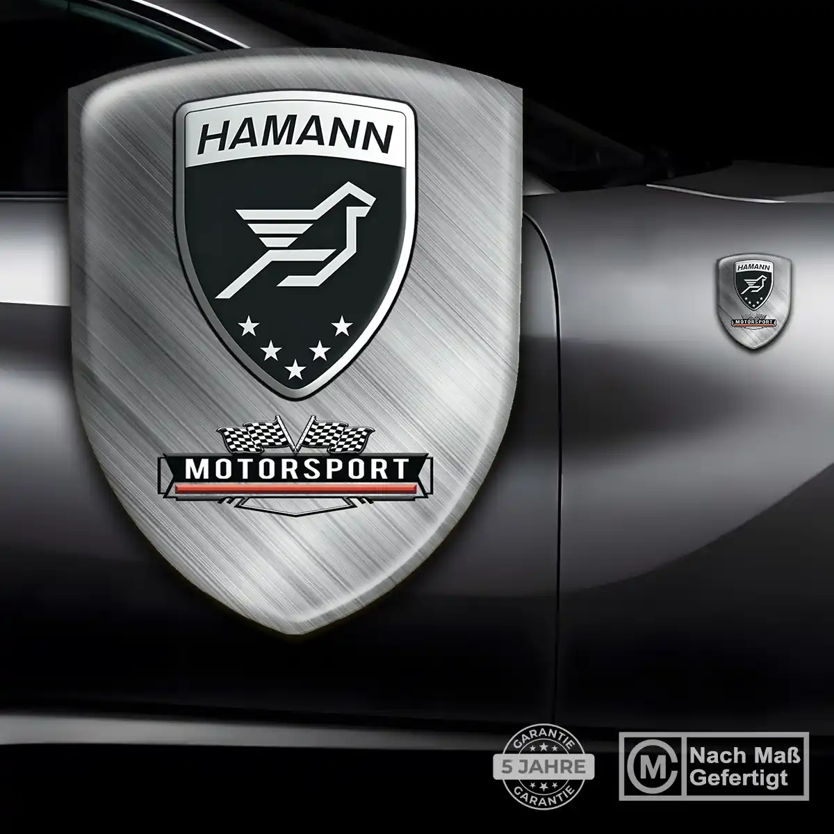 Hamann Wappen Emblem Aufkleber Interieurdesign