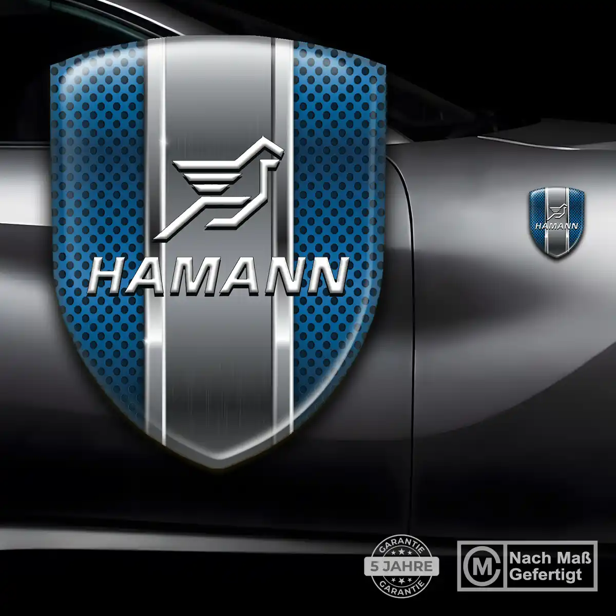 Hamann Wappen Emblem Aufkleber Modernes Design