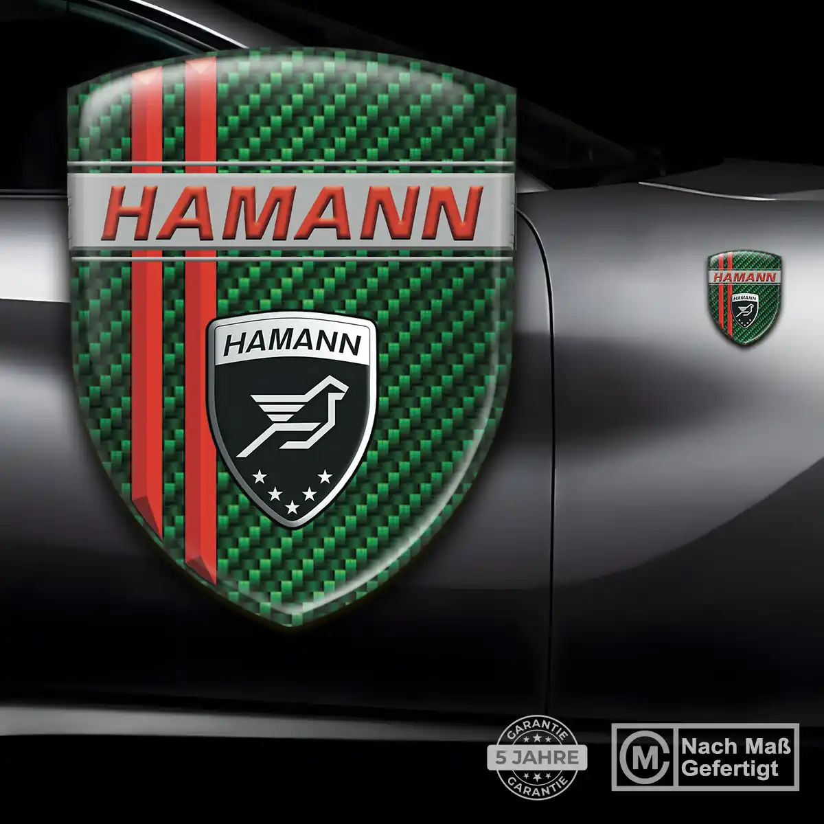 Hamann Wappen Emblem Aufkleber Premium-Edition