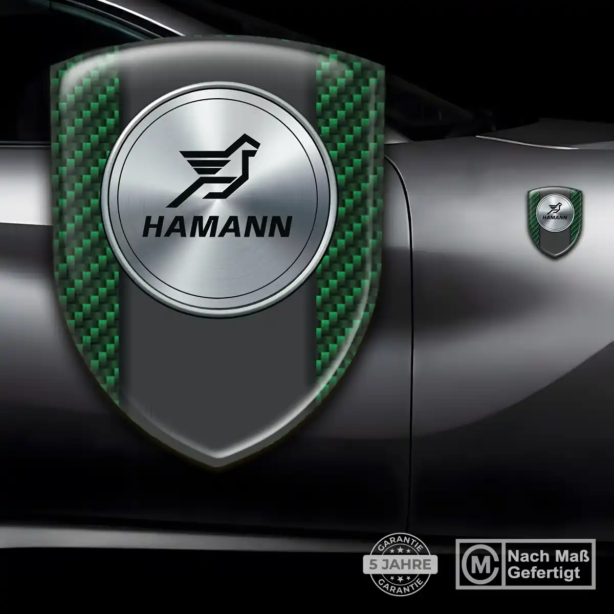 Hamann Wappen Emblem Aufkleber Premiumqualität