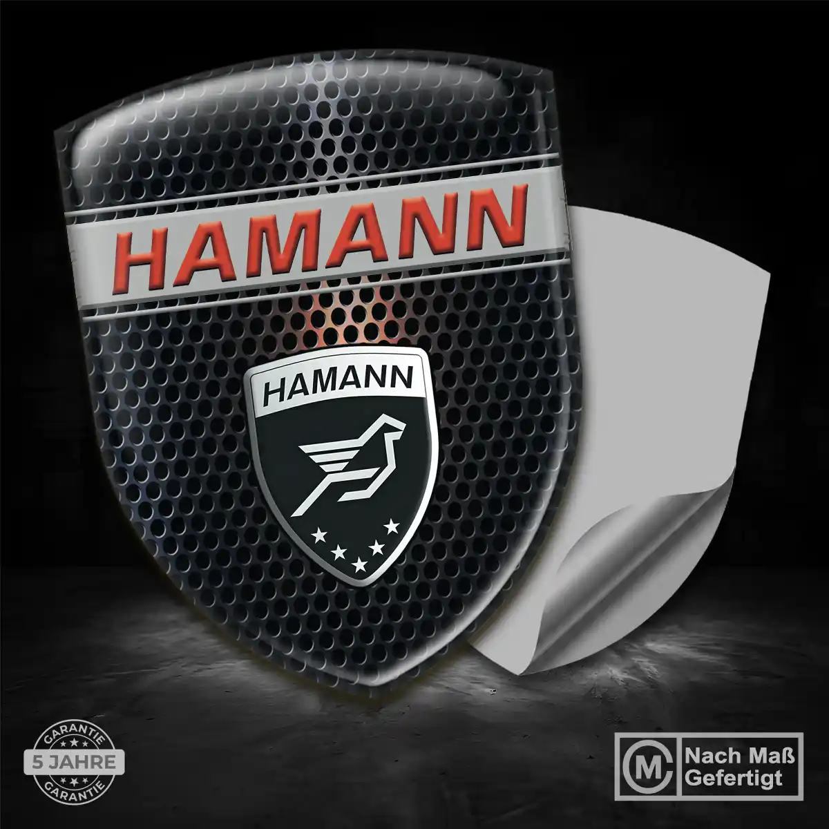 Hamann Wappen Emblem Aufkleber Stilvolles Design