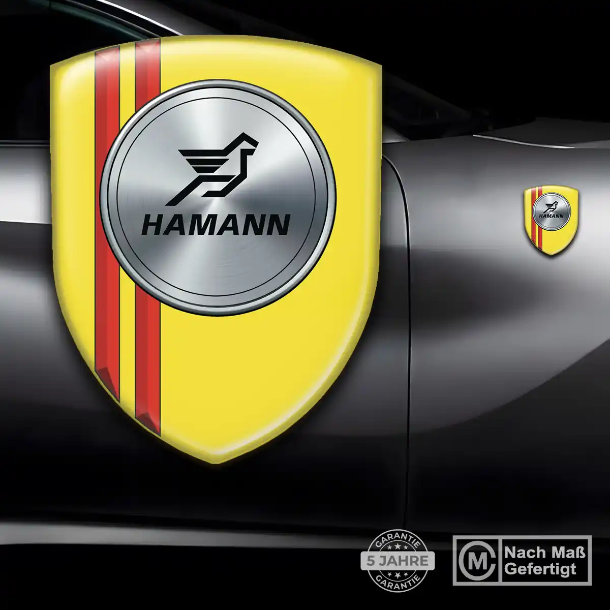 Hamann Wappen Emblem Ausdrucksstarkes Design
