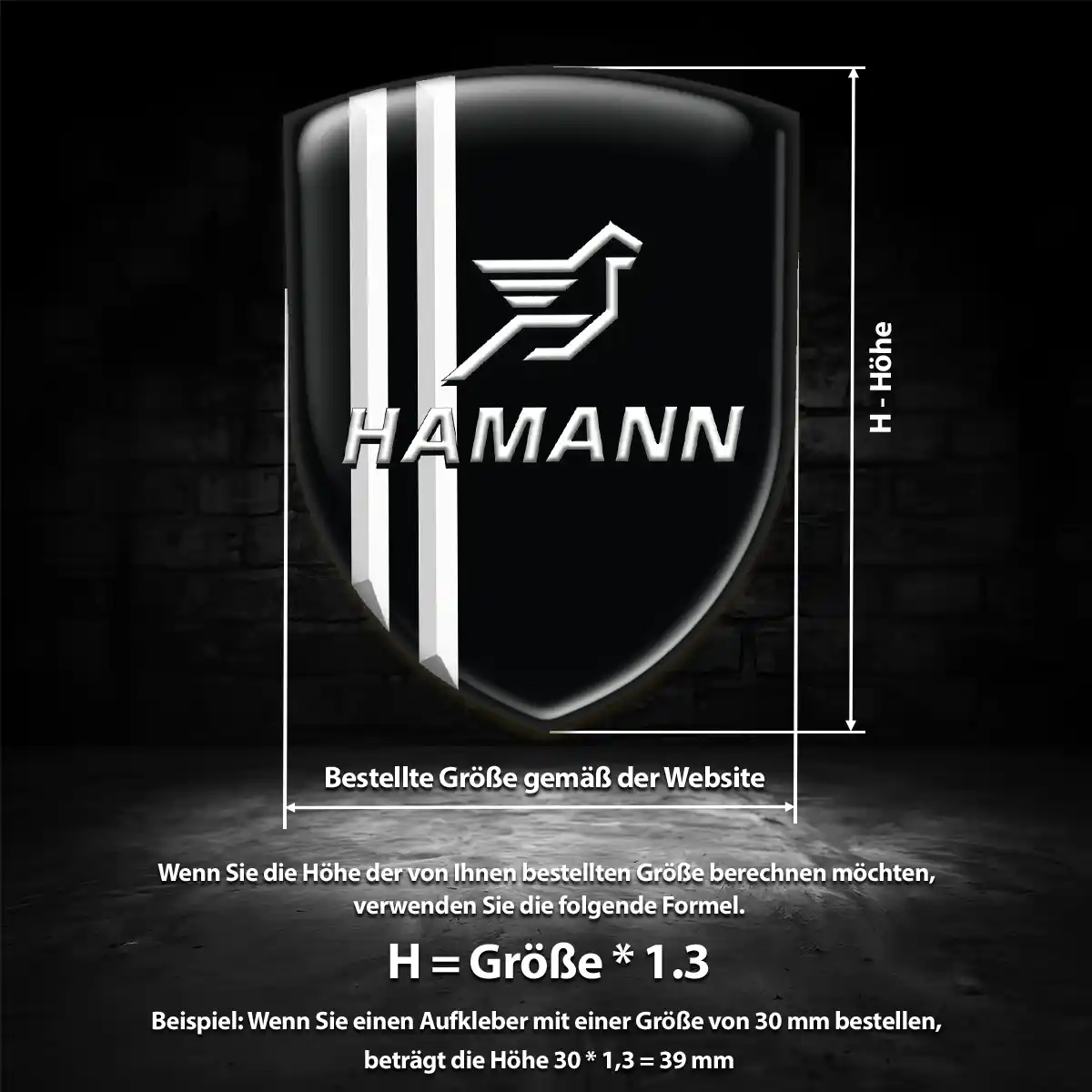 Hamann Wappen Emblem Auto Anspruchsvolles Design