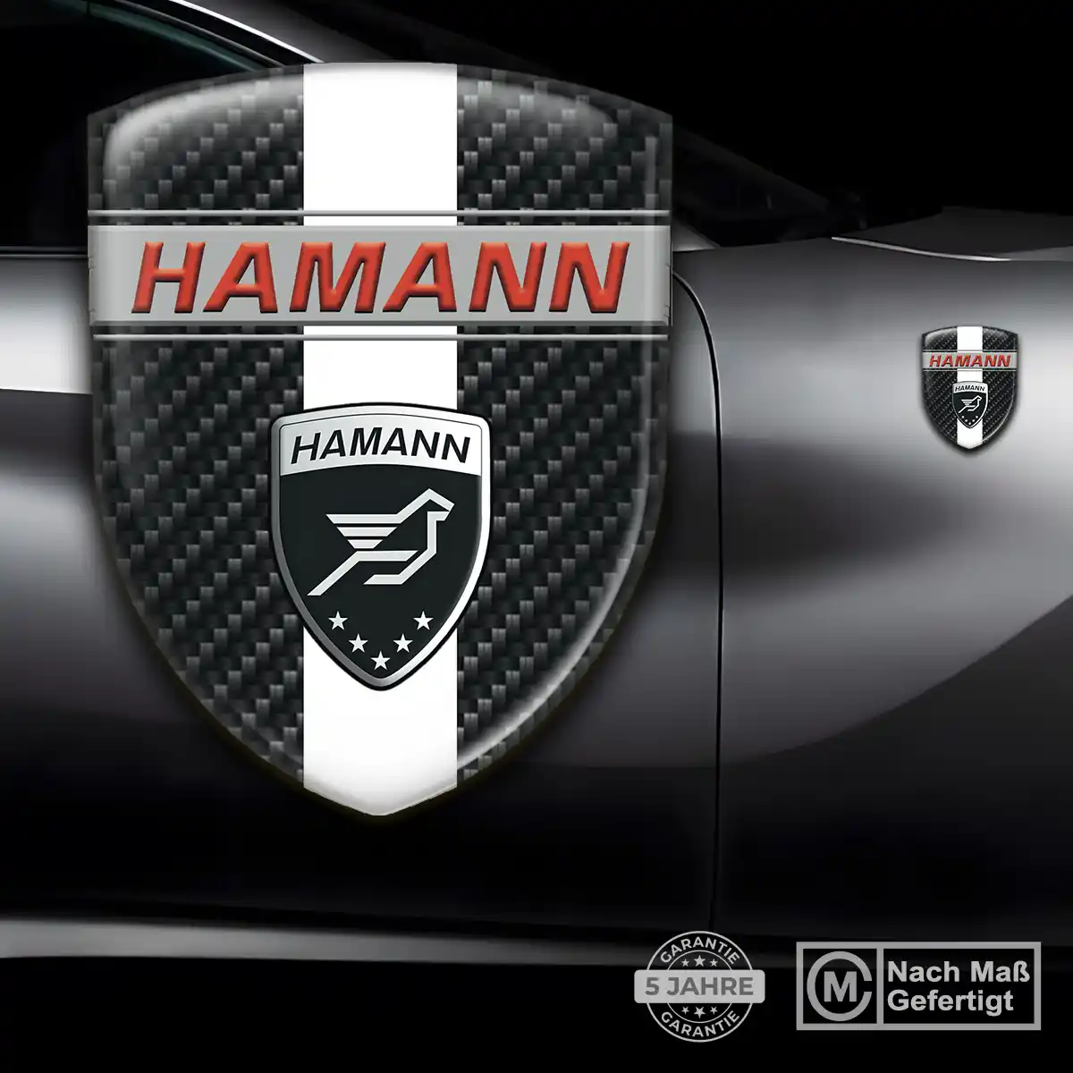 Hamann Wappen Emblem Auto Höchste Qualität