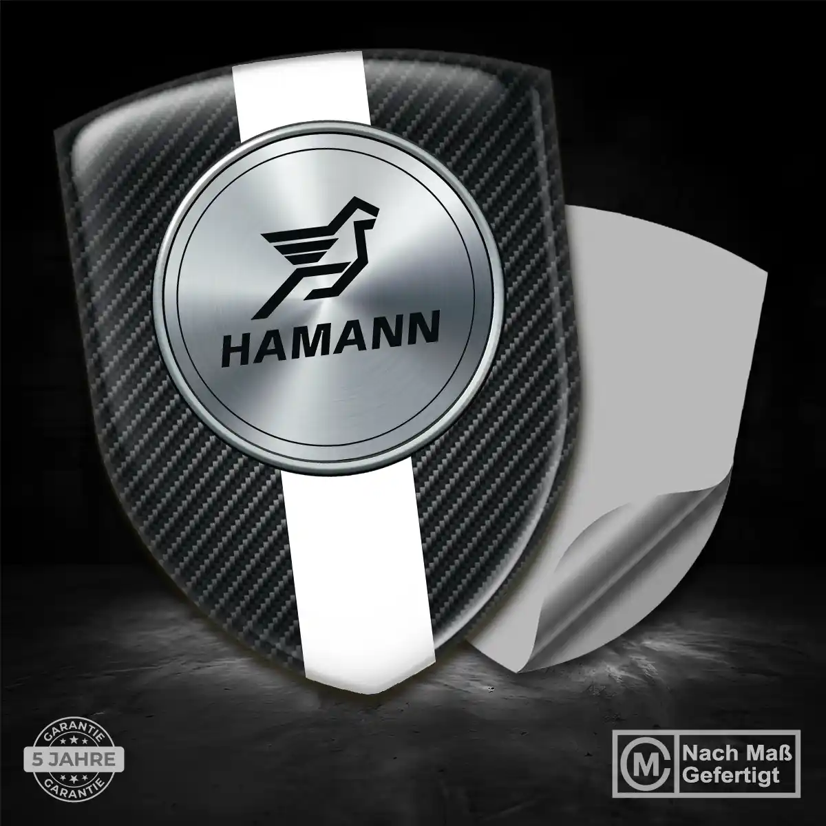 Hamann Wappen Emblem Auto Hochwertiges Harz