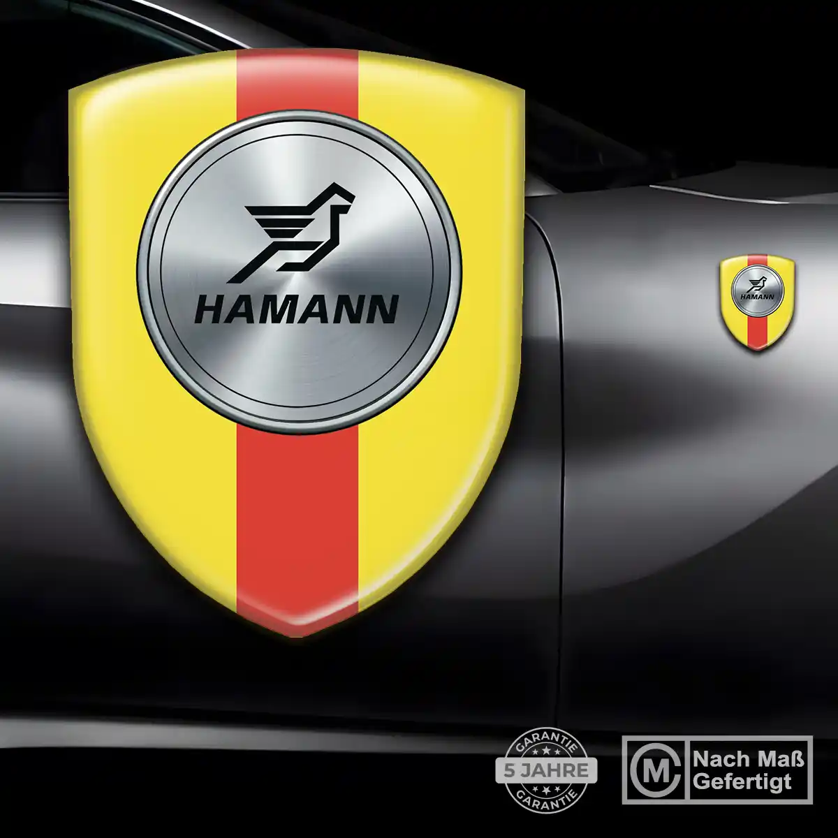 Hamann Wappen Emblem Auto Interieurdesign