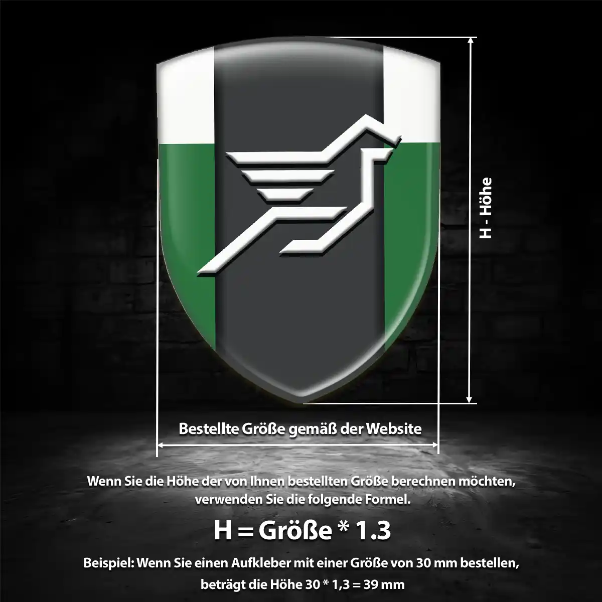 Hamann Wappen Emblem Auto Premiumqualität