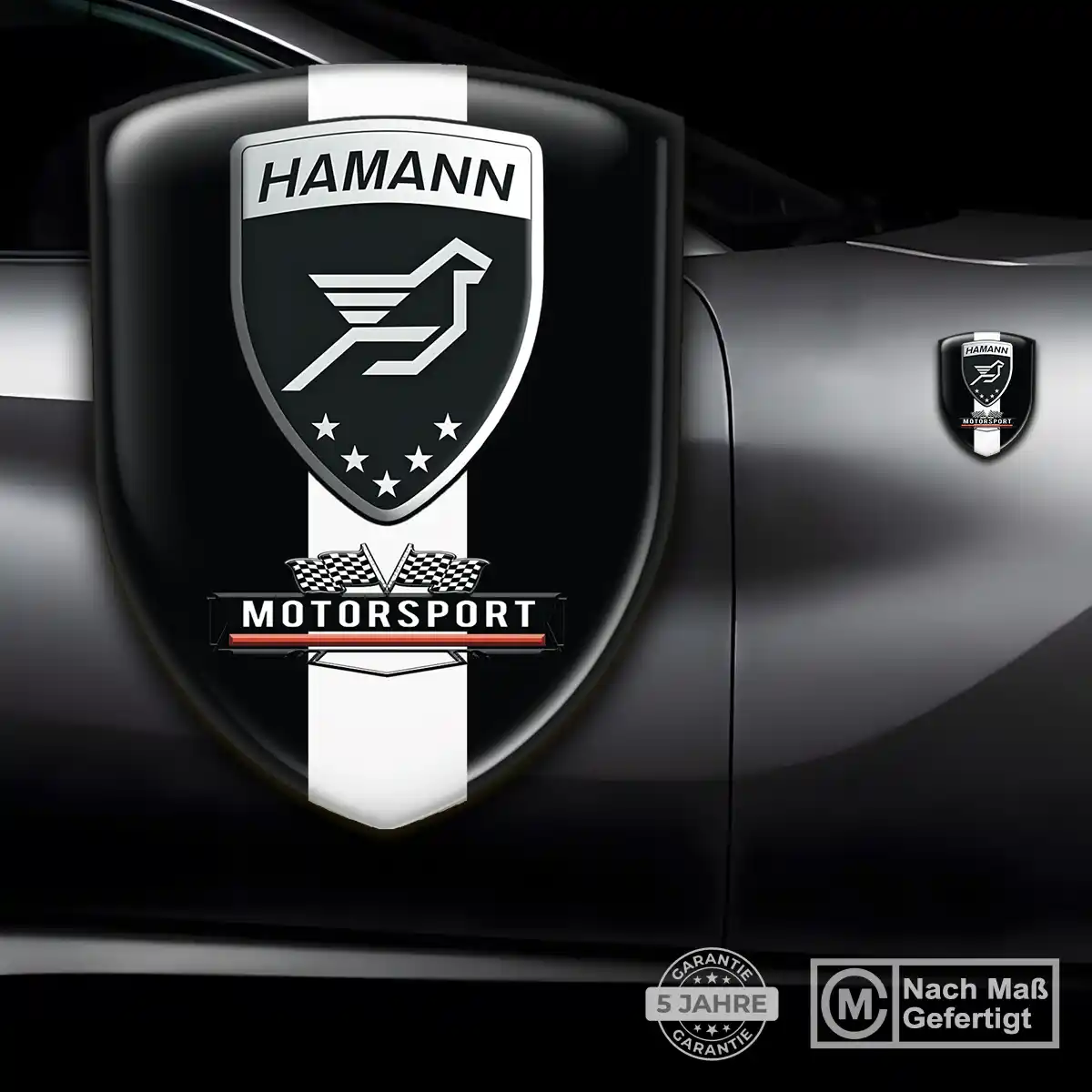 Hamann Wappen Emblem Auto Tuningfahrzeug