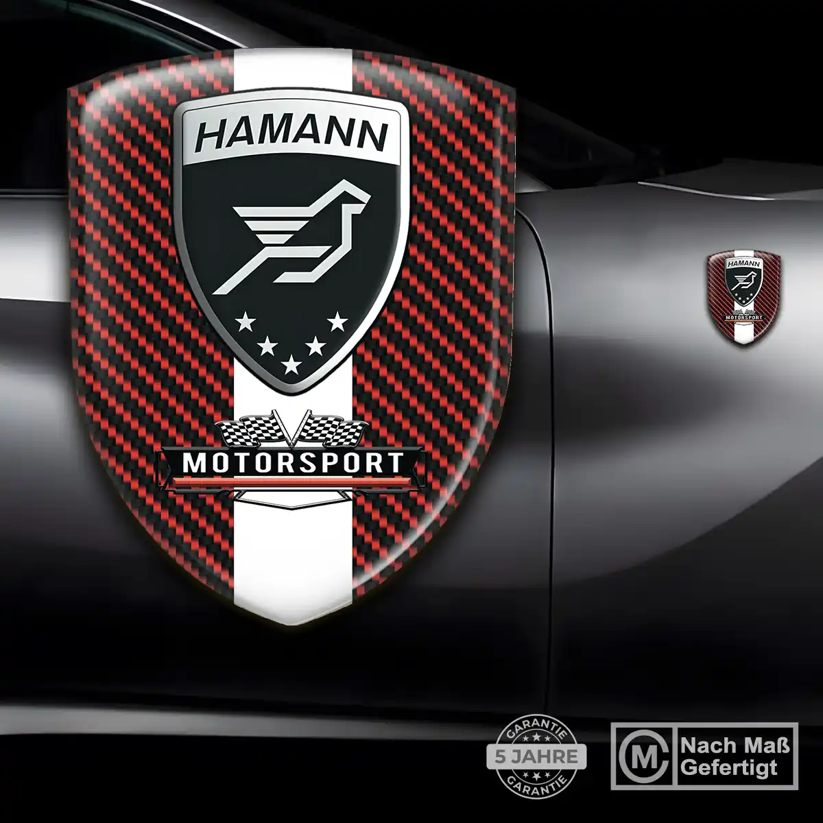 Hamann Wappen Emblem Überzeugende Qualität