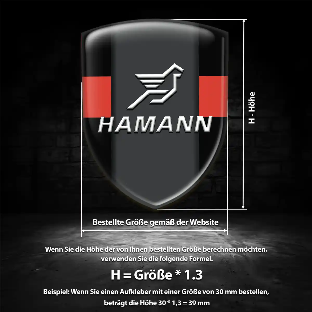 Hamann Wappen Emblem Edles Design