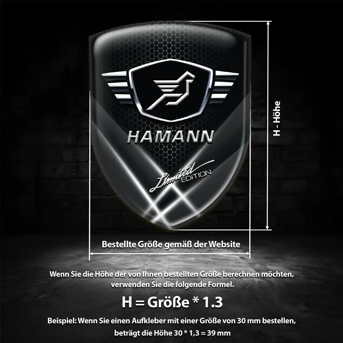 Hamann Wappen Emblem Elegantes Design