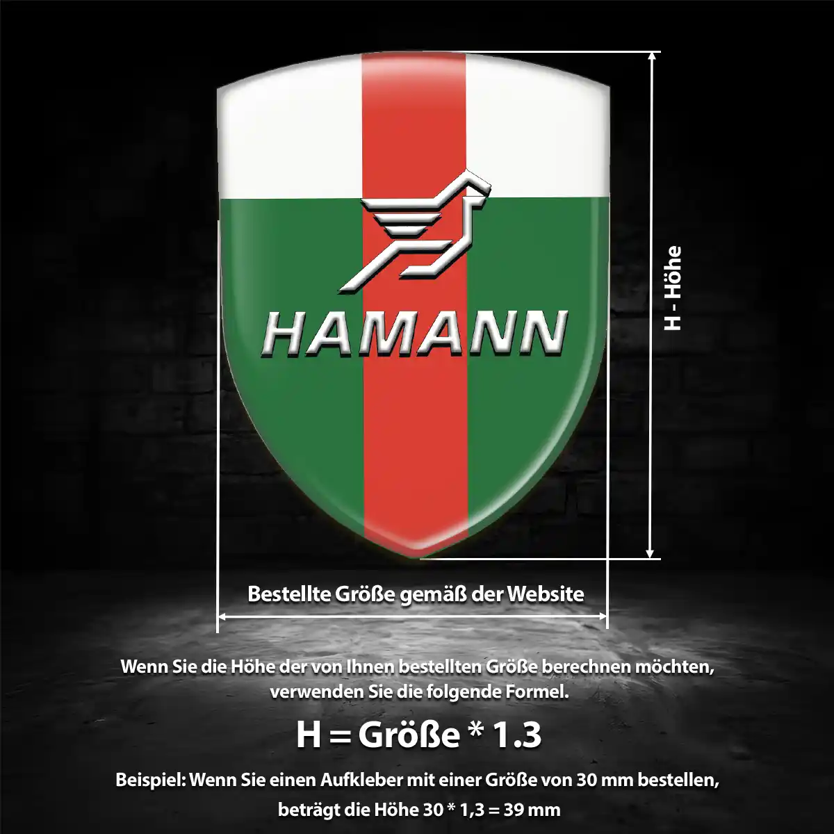 Hamann Wappen Emblem Luxus-Edition