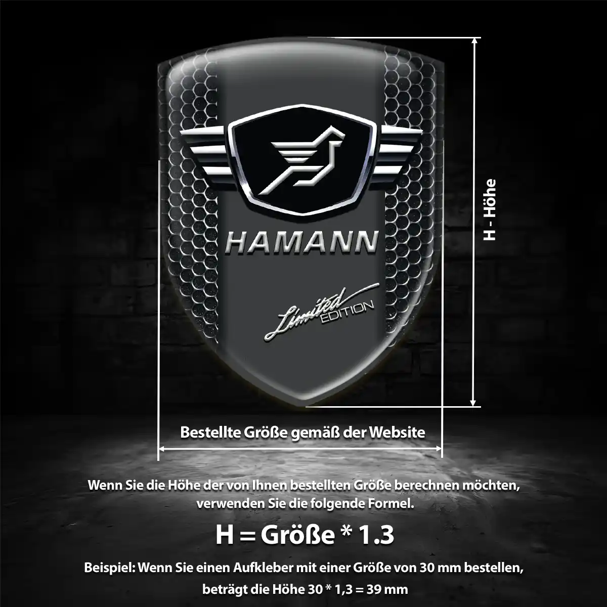 Hamann Wappen Emblem Markenedition