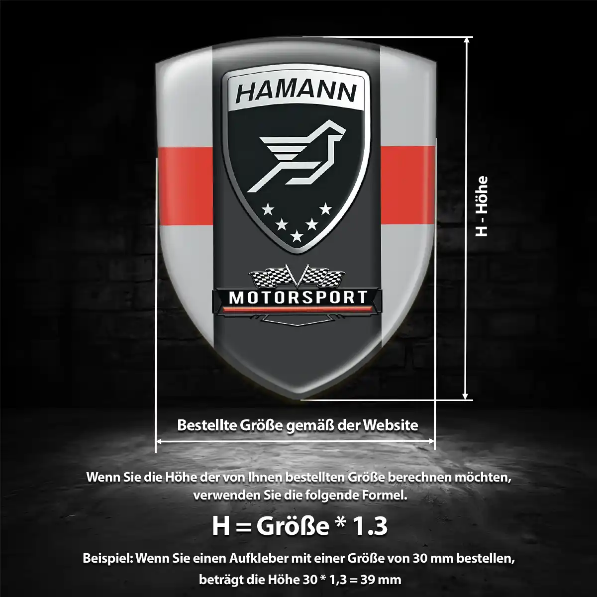 Hamann Wappen Emblem Modernes Design