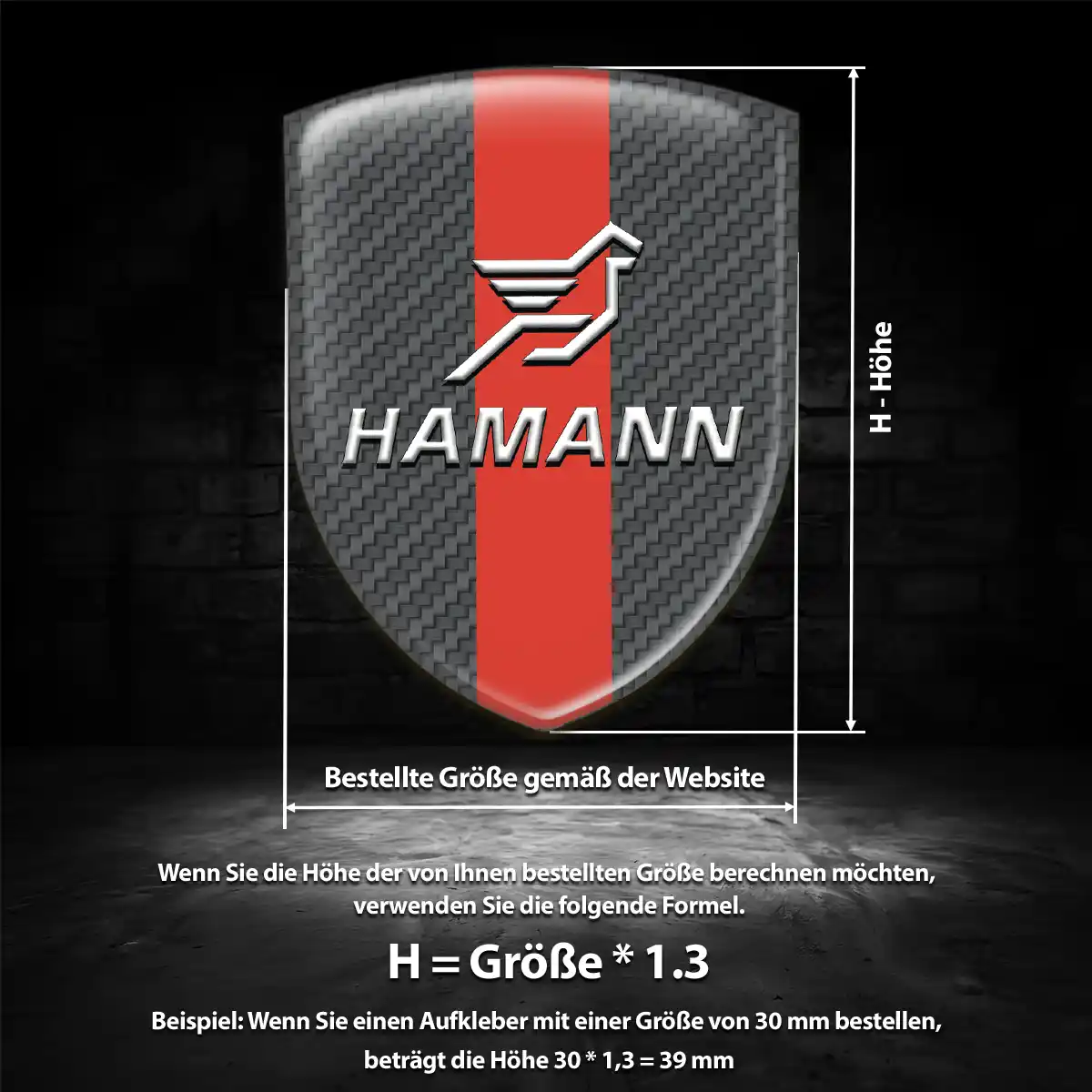 Hamann Wappen Emblem Stilvolles Design