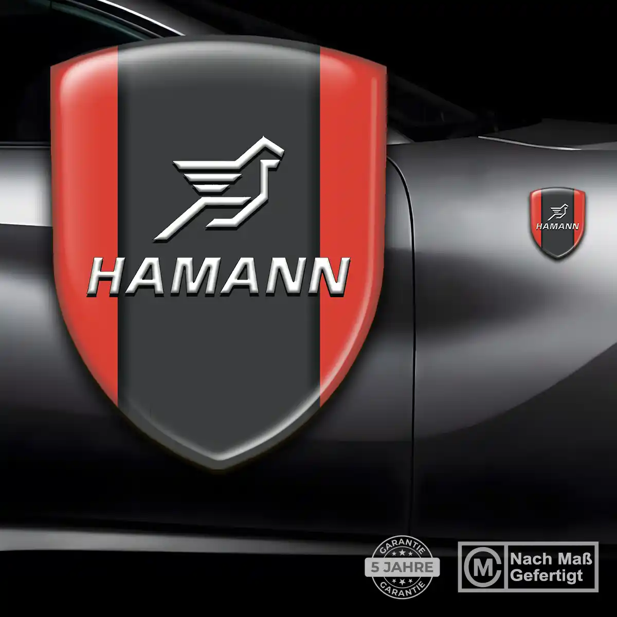 Hamann Wappen Emblem Tuningfahrzeug
